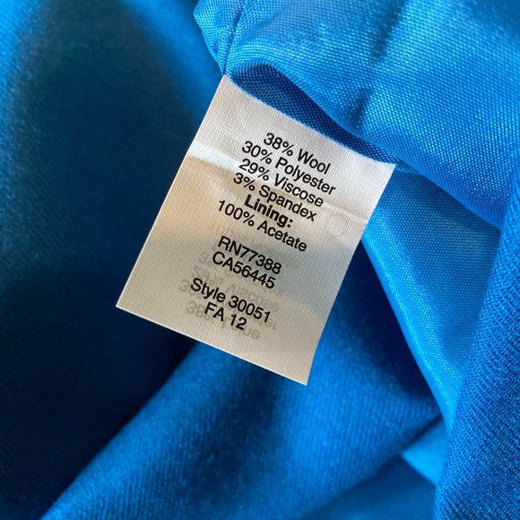 J. Crew Suiting Blue Dress - Picture 3 of 7